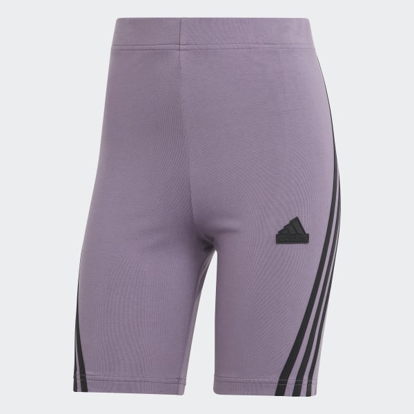 Purple Future Icons 3-Stripes Bike Shorts