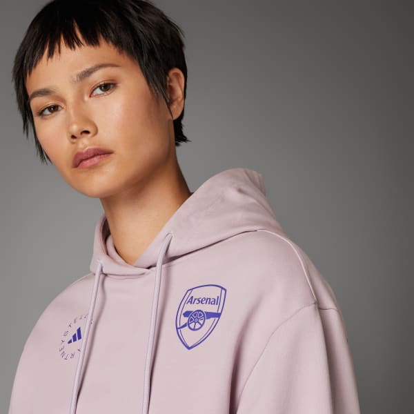 Violeta Buzo con Capucha Arsenal x adidas by Stella McCartney