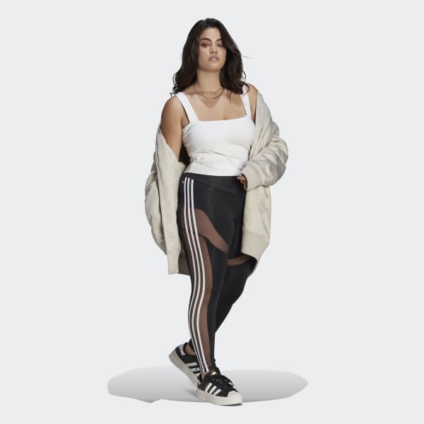 Svart Leggings (Plus Size)