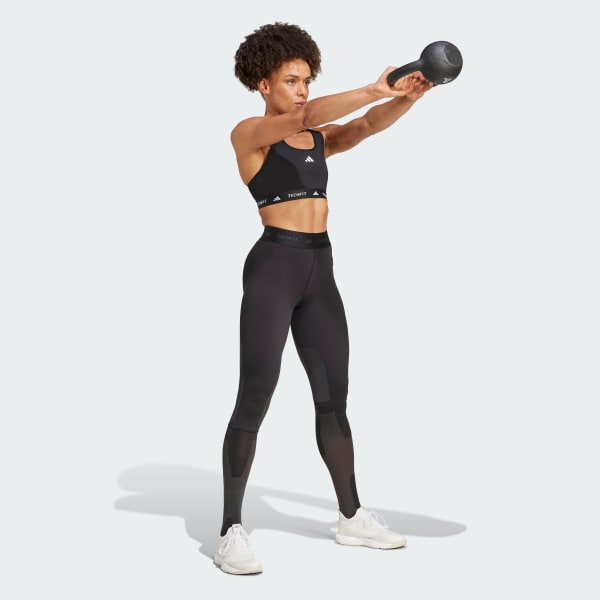 Black TECHFIT Medium-Support Bra