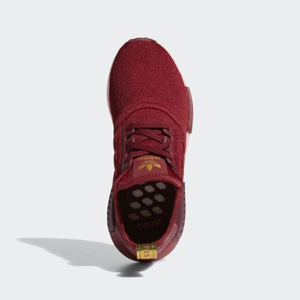 women's burgundy nmd_r1 sneakers