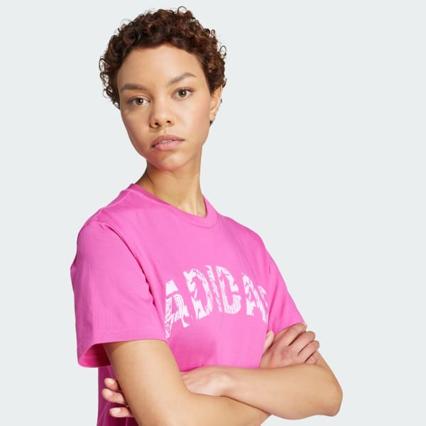 adidas california pink tee