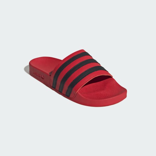 Red Adilette Slides
