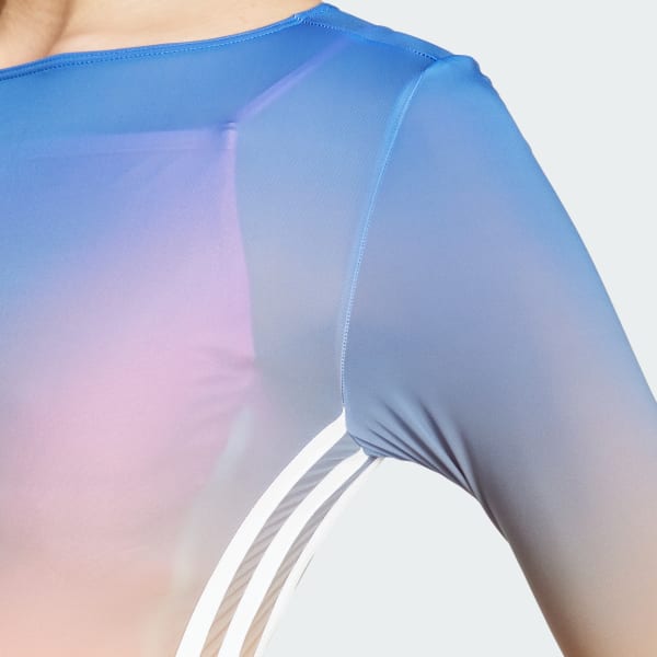 adidas Originals Allover Print Long Sleeve Mini Dress