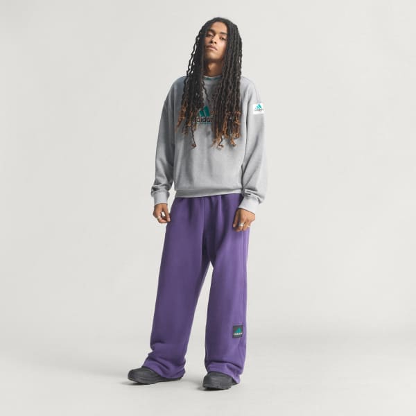 Purple ADIDAS EQUIPMENT OPEN HEM Joggers