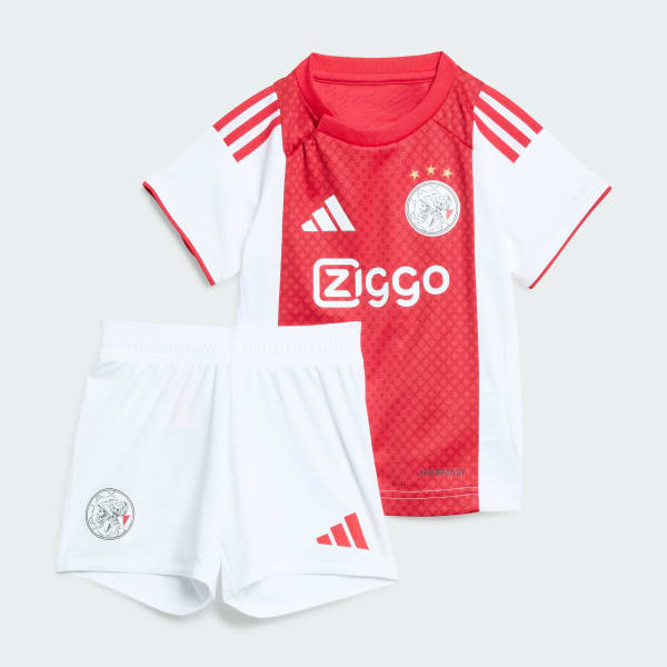 Bialy Zestaw Ajax Amsterdam 25/26 Home Baby Kids