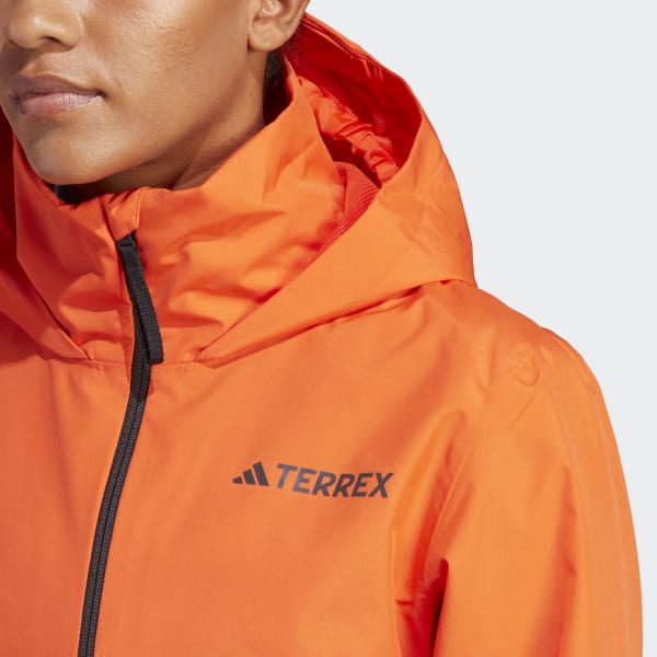 adidas Terrex Multi RAIN.RDY Rain UK adidas - Orange Jacket | 2-Layer