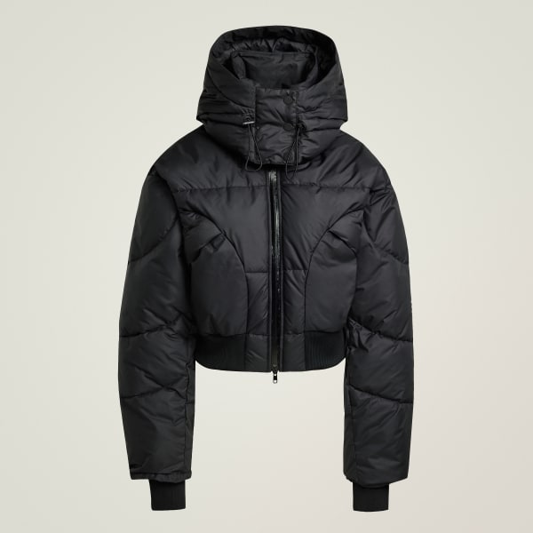Svart adidas by Stella McCartney Cropped Padded Winter Jacket
