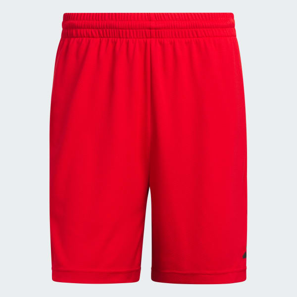 Red Basketball Badge of Sport Shorts
