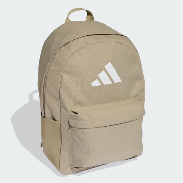 Brown Classic 3 Bar Logo Backpack