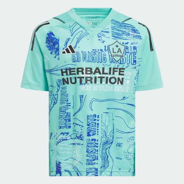 adidas LA Galaxy One Planet Jersey - Green, Women's Soccer