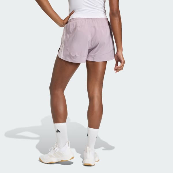 Roxo Shorts de Malha de Cintura Alta Pacer Workout