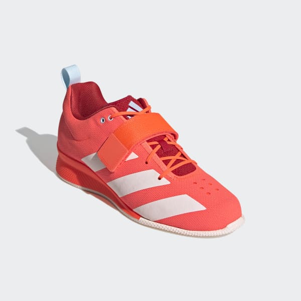 red adipower weightlifting shoes