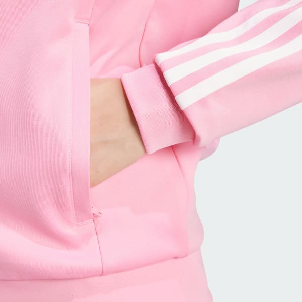 Adidas sst track jacket light pink shop