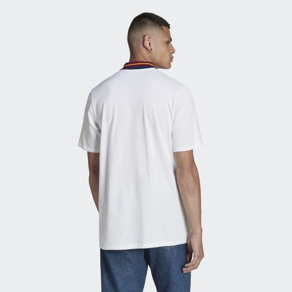 White Spain DNA Polo Shirt Q9636