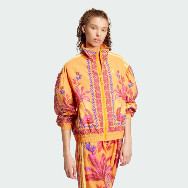 Naranja Chamarra Premium adidas x FARM