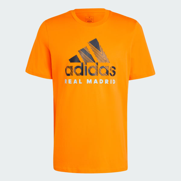 Orange Real Madrid Seasonal Graphic T-shirt