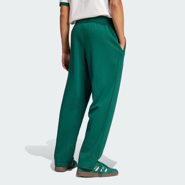 Green adidas originals track pants discount