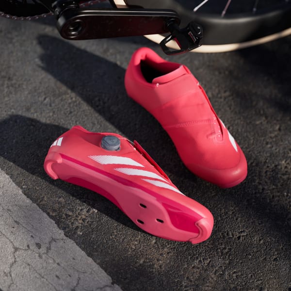 Red Tempo 3-Stripes BOA Cycling Shoes