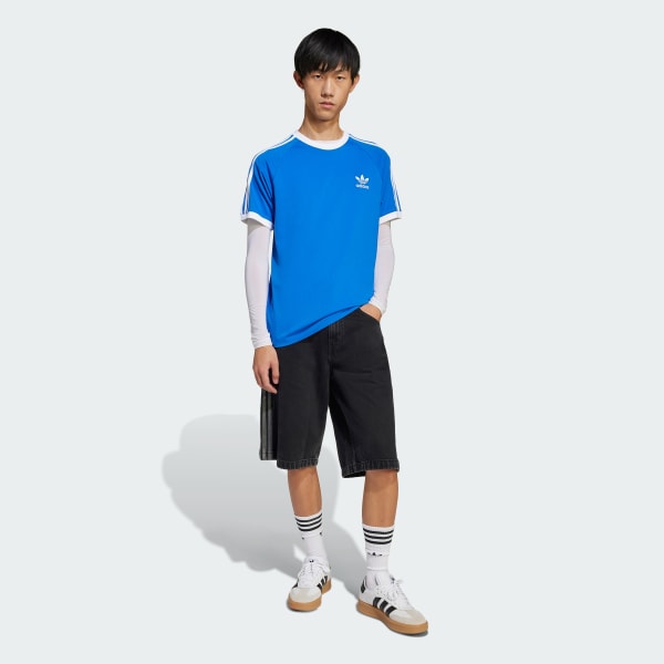 Blu T-shirt adicolor Classics 3 Stripes
