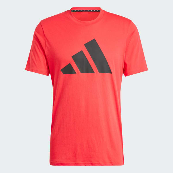 Rojo Polera de Entrenamiento Train Essentials Feelready Logo