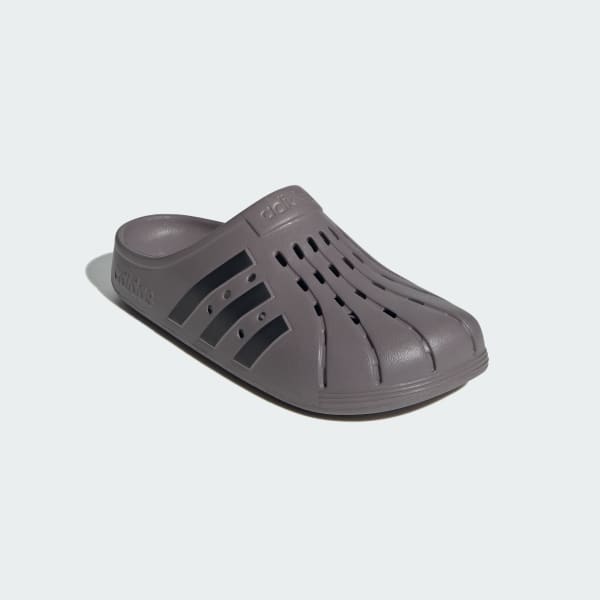 Grey Adilette Clogs