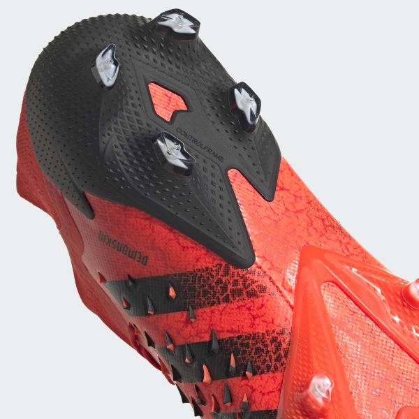 Rojo Calzado de Fútbol Predator Freak.1 Terreno Firme KZO03