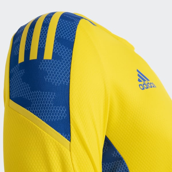 camisa de treino do cruzeiro amarela