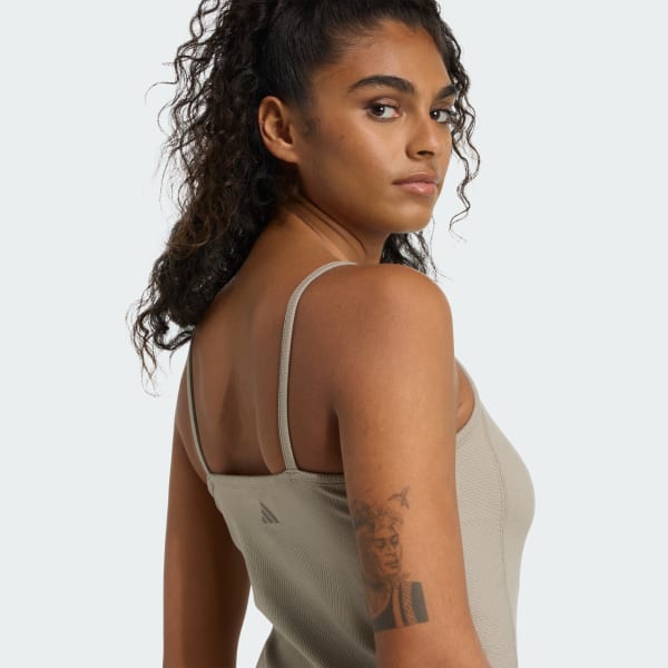 adidas X Fortnite Rib Tank Top - Beige | Free Shipping with