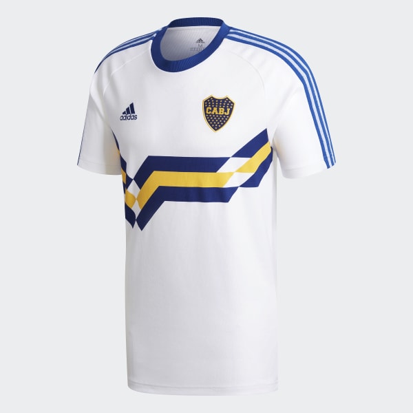 carbohidrato Enriquecer Crítico adidas Remera Boca Juniors Icon - Blanco | adidas Argentina