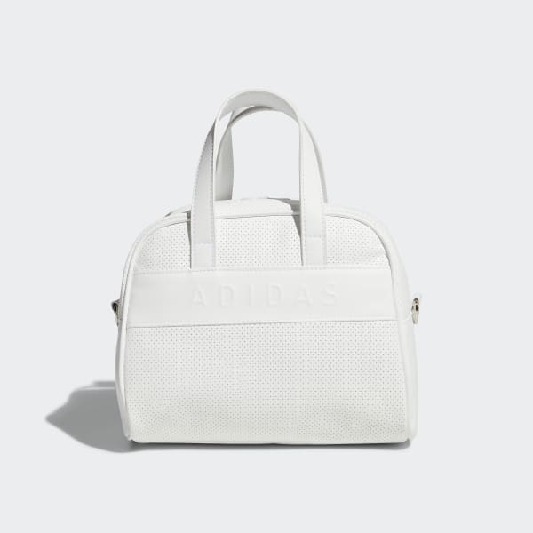White 3-Stripes Round Bag