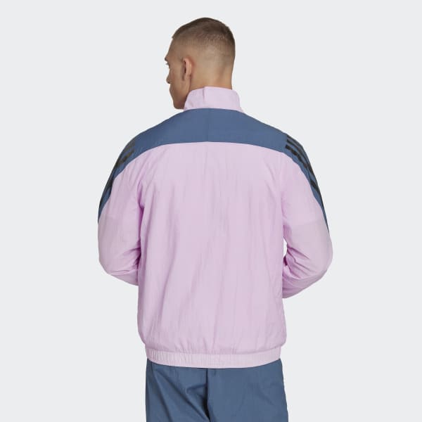 Fioletowy Future Icons 3-Stripes Woven Track Top