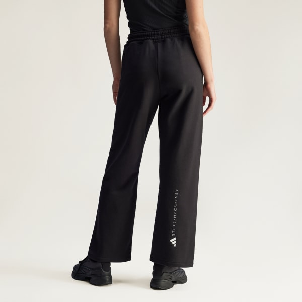 cerná Kalhoty adidas by Stella McCartney Straight Leg
