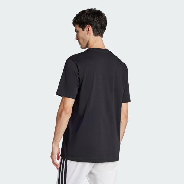Negro Polo Estampado Camo Shape