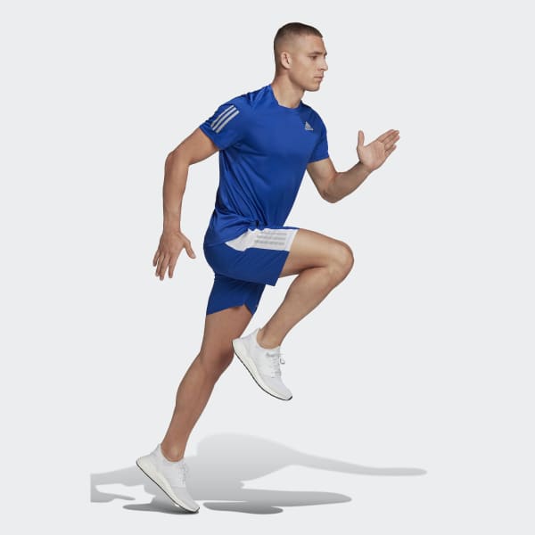 adidas Own the Run Shorts - Blue | Men's Running | adidas US