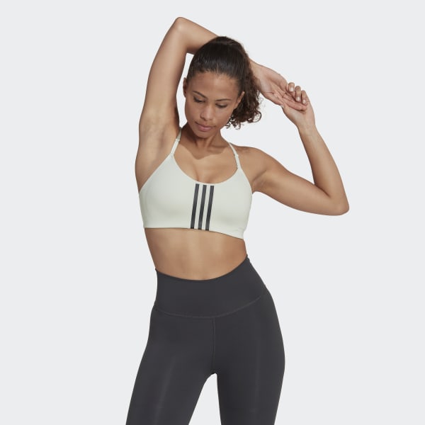 zelená Podprsenka adidas Aeroimpact Training Light-Support VL377
