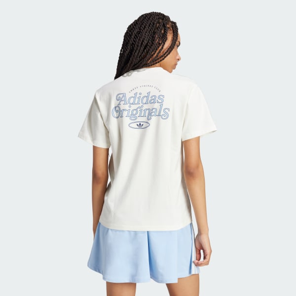 Branco Camiseta Estampada