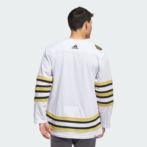 adidas Bruins Anniversary Away Jersey - White | Men's Hockey | adidas US
