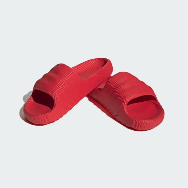 US 22 - | | Men\'s adidas Adilette Slides Red Swim adidas