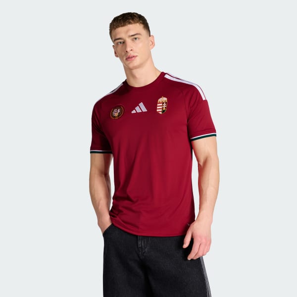Burgundy Hungary 26 Home Jersey