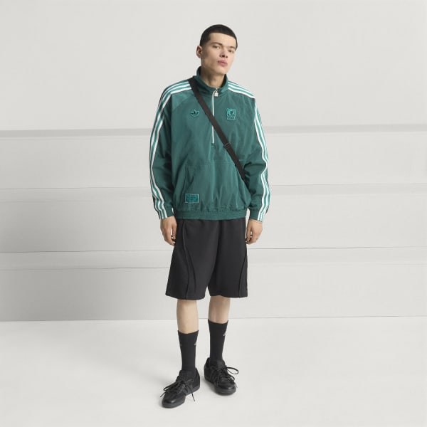 adidas リバプールFC テラスアイコン ハーフジップ ジャケット　2XL adidas リバプールFC テラスアイコン ハーフジップ ジャケット