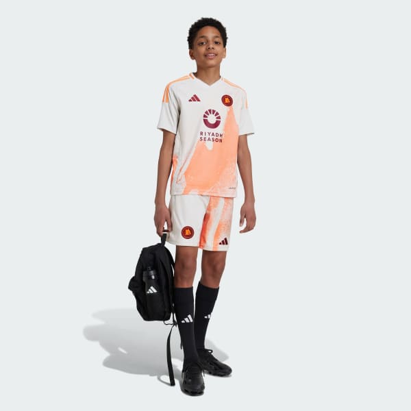 Szary Szorty AS Roma 24/25 Away Kids