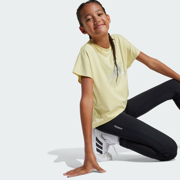 Amarillo Playera de Invierno Kids