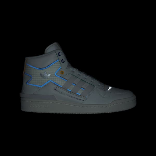 adidas Forum Exhibit Mid Shoes - White | Men's Basketball
