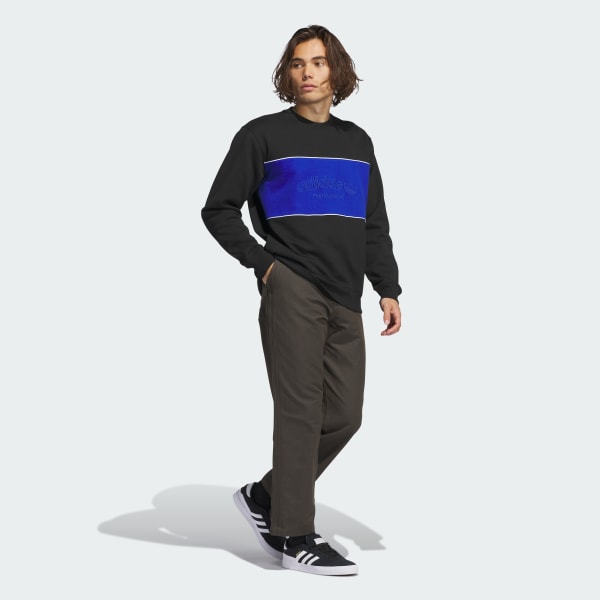 Adidas originals logo crew sweatshirt top