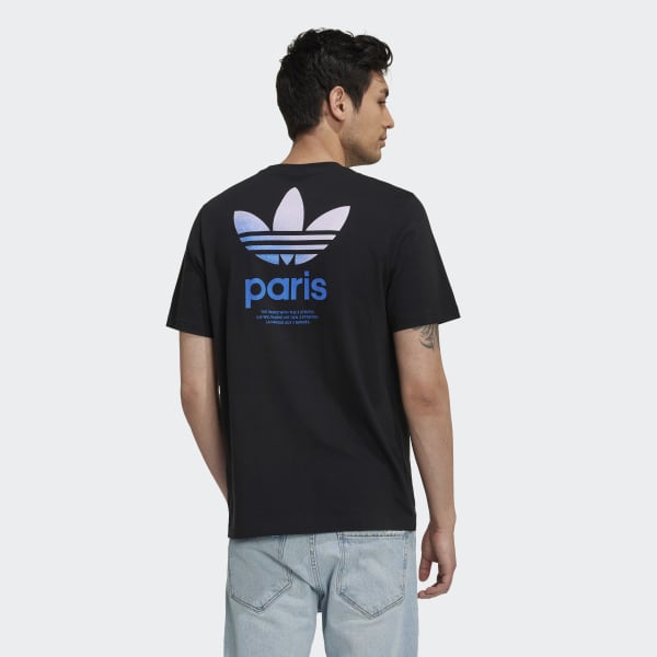 Zwart Paris City Trefoil T-shirt EDF58