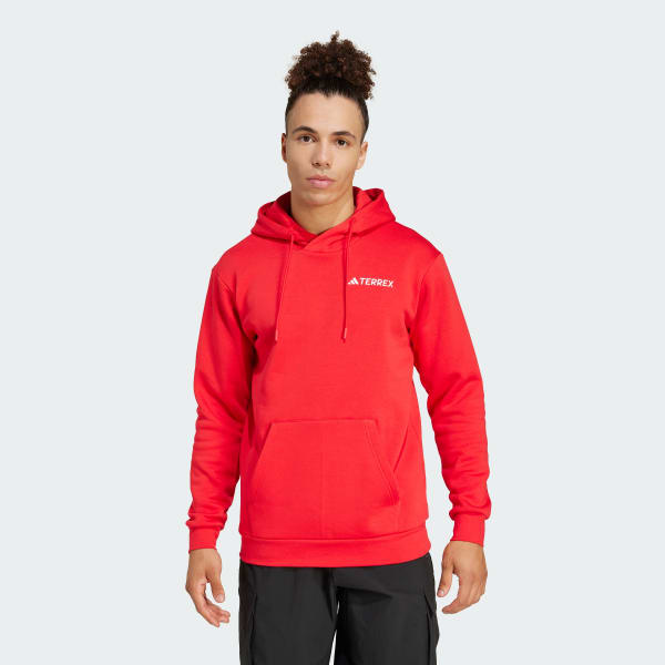 Rojo Buzo con Capucha Terrex Multi Logo Pequeño