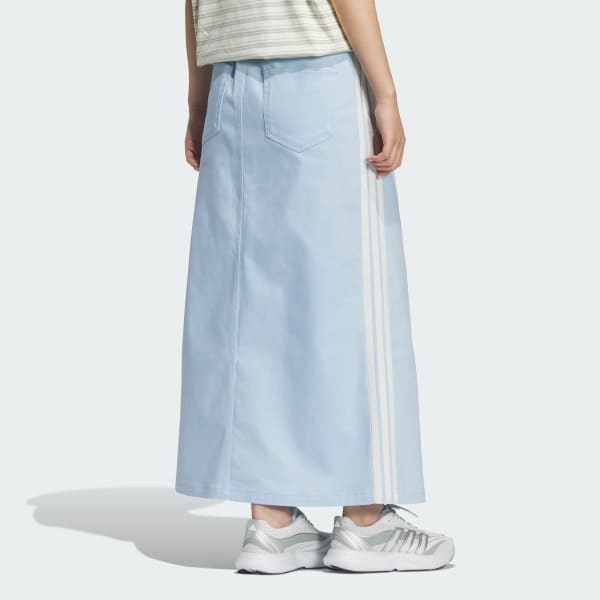 สีน้ำเงิน กระโปรงเดนิม STADIUM CHROME LOOSE FIT