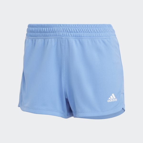 adidas Pacer 3 Stripes Knit Shorts Blue adidas New Zealand