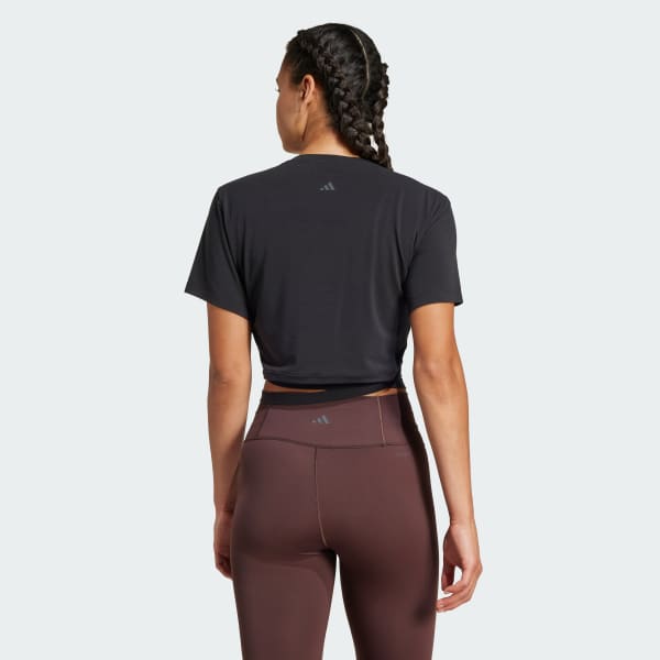 สีดำ เสื้อยืดโยคะ